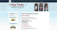 Desktop Screenshot of holytrinity-shreveport.com